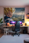 Dragon Ball Vegeta Gamer Room Wall Covering – Anime & Fantasy Design, Setup Decor, Large Size - 2
