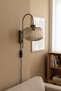 Mola Honey Color Glass Plug-In Sconce Wall Lamp Vintage Living Room Bedroom Staircase Retro - 6