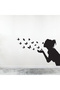 - Butterfly With Girl Wall Vinyl