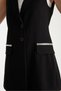 Stone Detailed Vest and Trousers Women's Set - 6