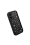 Vivo V60 Lite 4G/5G Compatible Black Silicone Stylish Print Case with Shockproof Camera Protection - 3