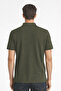 Men's Olive Green Polo T-Shirt Pique Fabric 7152-04 - 2