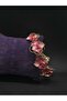 Leaf Model Elastic Bracelet Steel Flower Nature Themed Elastic Bracelet Suitable for Daily Use Jewelry - 2