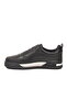 Black White Genuine Leather Men's Casual Shoes - 2