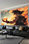 Dragon Ball Goku Anime Wall Cloth – Large Size Tapestry Room Decor High-Definition Printing - 3