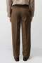 Khaki Straight Fit Men's Trousers - 5