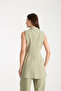 Stone Detailed Vest and Trousers Women's Set - 8