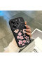 Tecno Pova 6/Pova 6 Pro Compatible Shockproof Camera Protected Black Silicone Stylish Print Case