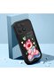 Redmi K90 5g Compatible Shockproof Camera Protected Black Silicone Stylish Print Case - 2