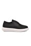 Black Lace-Up Men's Casual Shoes - 2