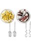 Hand Mixer 300W, 5 Speeds plus turbo, Compact and Light Weight with Kneaders and Beaters - 5