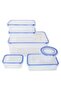 Plastic Food Container, 7pcs - 3