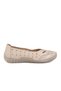 Beige Genuine Leather Women's Casual Shoes - 2