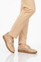 Beige Genuine Leather Women's Casual Shoes