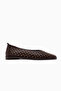 Jesica Genuine Leather Brown Women's Ballerinas - 2