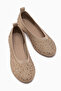 Rena Nud Stone-Trimmed Knitwear Ballerina - 4