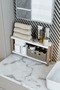 Kitchen & Countertop 2-Tier Wooden Organizer - Spice Rack & Decorative Shelf - 3
