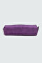 01107 Purple Faux Leather Water Resistant Large Volume Functional Pencil Case - 3