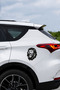 Roaring Lion Car Sticker - King Lion Sticker - Auto Motor Sticker 11X15Cm - 3