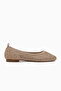 Rena Nud Stone-Trimmed Knitwear Ballerina - 2