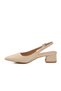 Beige Women's Heeled Shoes - 4