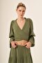 Galatea Women's Cotton Crop Khaki