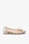 Lerişa Women's Lace Ballerinas - Tan