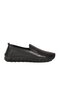 Black genuine leather women's casual shoes - 2