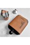 Luxury Leather Case Steel Flask Set 240 ml with 4 Cups Camping Outdoor Pocket Flask Gift for Lover - 5