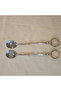 2-Piece Silver Salad Serving Spoon Set with Rings – for Stylish Presentation and Event Tables - 2