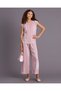Senior Girls Pink Glitzy Short Sleeve Top - 5