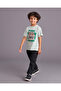 Boys Mint Printed T-Shirt - 5