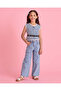 Girls Blue Sleeveless Blouse - 2