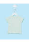 Infant Girls Sage Rib Printed T Shirt - 4