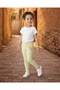 Women Green Joy Placement Print Leggings - 5