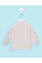 Infant Boys Cream Striped Mandarin Linen Long Sleeve Shirt - 4