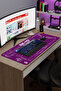 Ak 47 Purple Kalashnikov Cs Stitched Rubber Gaming Mousepad - 90X40 Gaming Mouse Pad Ak-47 - 3