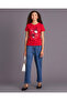 Girls Red Printed T-Shirt - 2