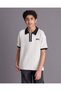 Senior Boys Ivory Zip Placket Polo T-shirt