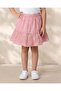 Girls Pink Embellished Skirt