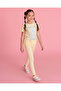 Girls Yellow Glitter Printed T-Shirt - 5