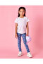 Girls Navy Printed Leggings - 2