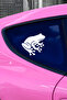 Frog Sticker - Cute Auto Sticker - Car Motor Sticker 15X14Cm - 2
