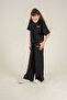 New Team London Embroidered Soft Textured-Comfort Fabric Girls' Top and Bottom Tracksuit Set - 2