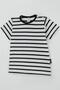 Boy's T-Shirt with Patches and Stripes, 1-3 Years Old, White - 5