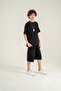 Athletic Arma Embroidered Boys' Shorts with Pendant - T-Shirt Set - 6