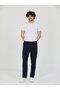 Navy Blue Men's Sweatpants Comfortable Cut Basic Straight Leg Casual Sports Sweatpants - 5