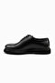 Luka black men's leather shoes - 5