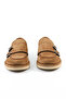 Genuine Leather Camel Nubuck Double Buckle Loafer Men's Shoes - E4598 - 3