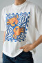 Crab Printed Standard Women's T-Shirt Light Ecru